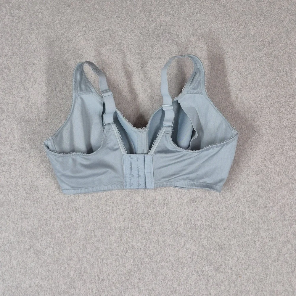 Wacoal Women Bra 38DDD Blue T Shirt Underwired Strap Adjustable